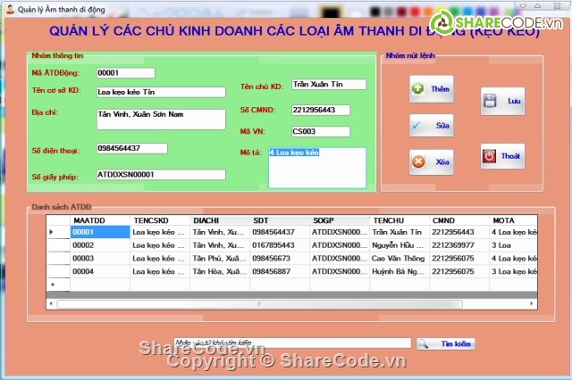 Chương trình quản lý,Quản lý  cơ sở,phần mềm quản lý,hệ quản trị CSDL